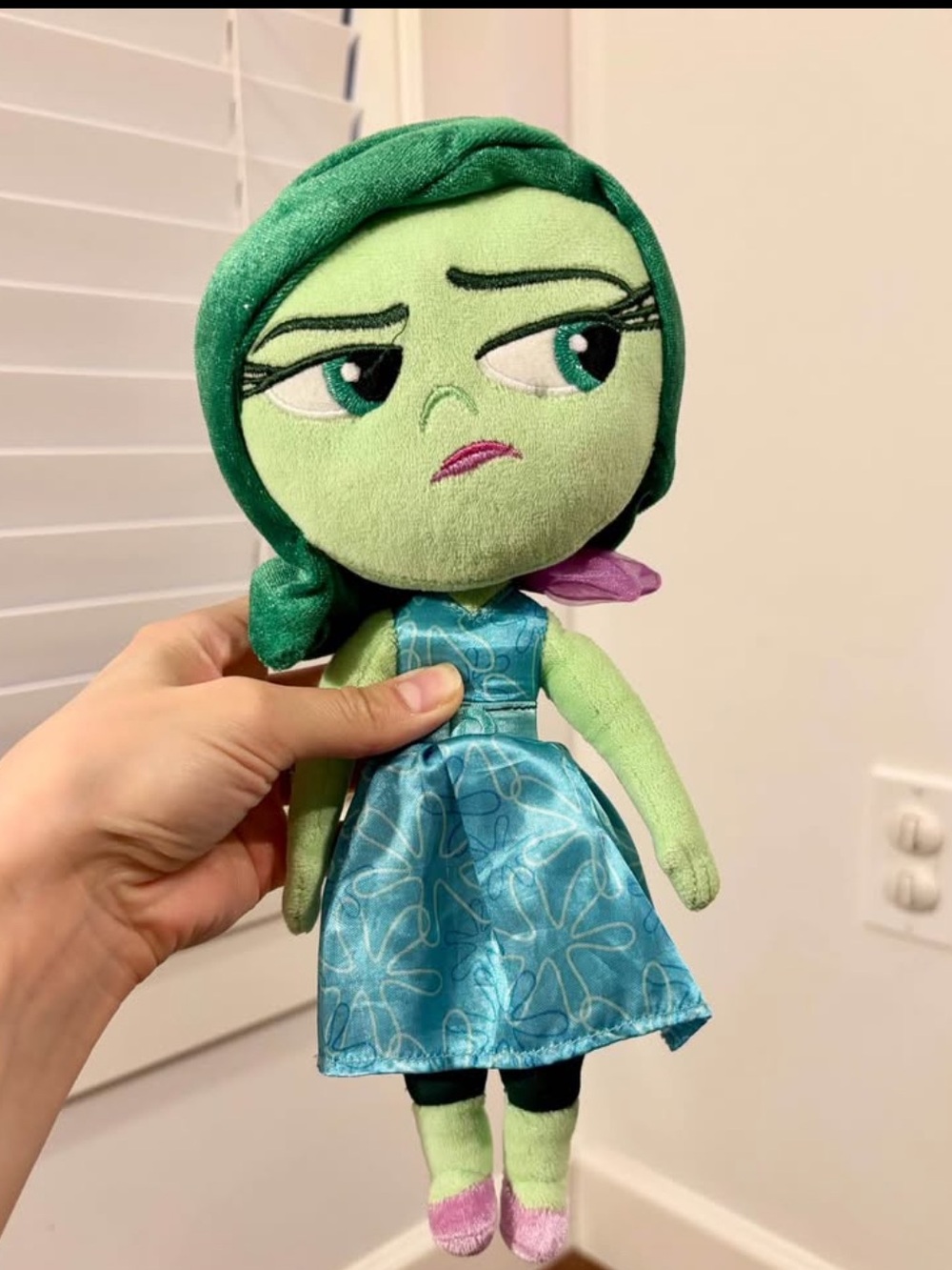 Inside Out 2 Disgust Green Plush Character Doll Disney